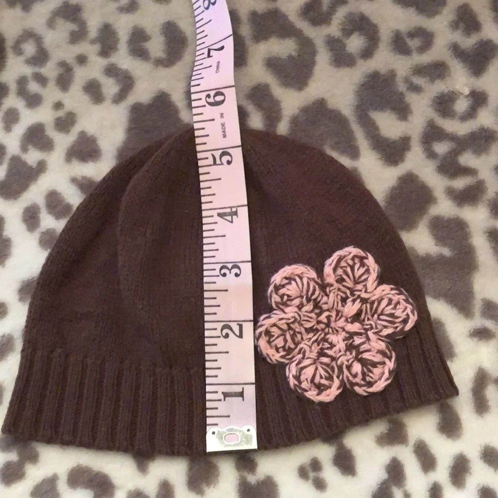 2006 Old Navy Newborn Essentials Brown Knit Hat Size 3-6 months